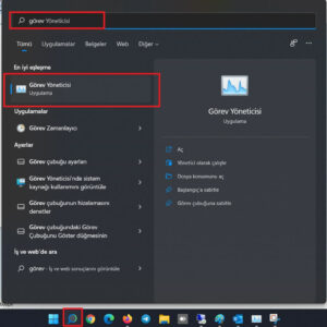Windows 11 Görev Yöneticisi Nasıl Açılır ? 4 Farklı Yöntem